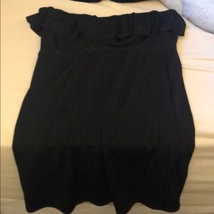 black dress, never worn by me, thrifted